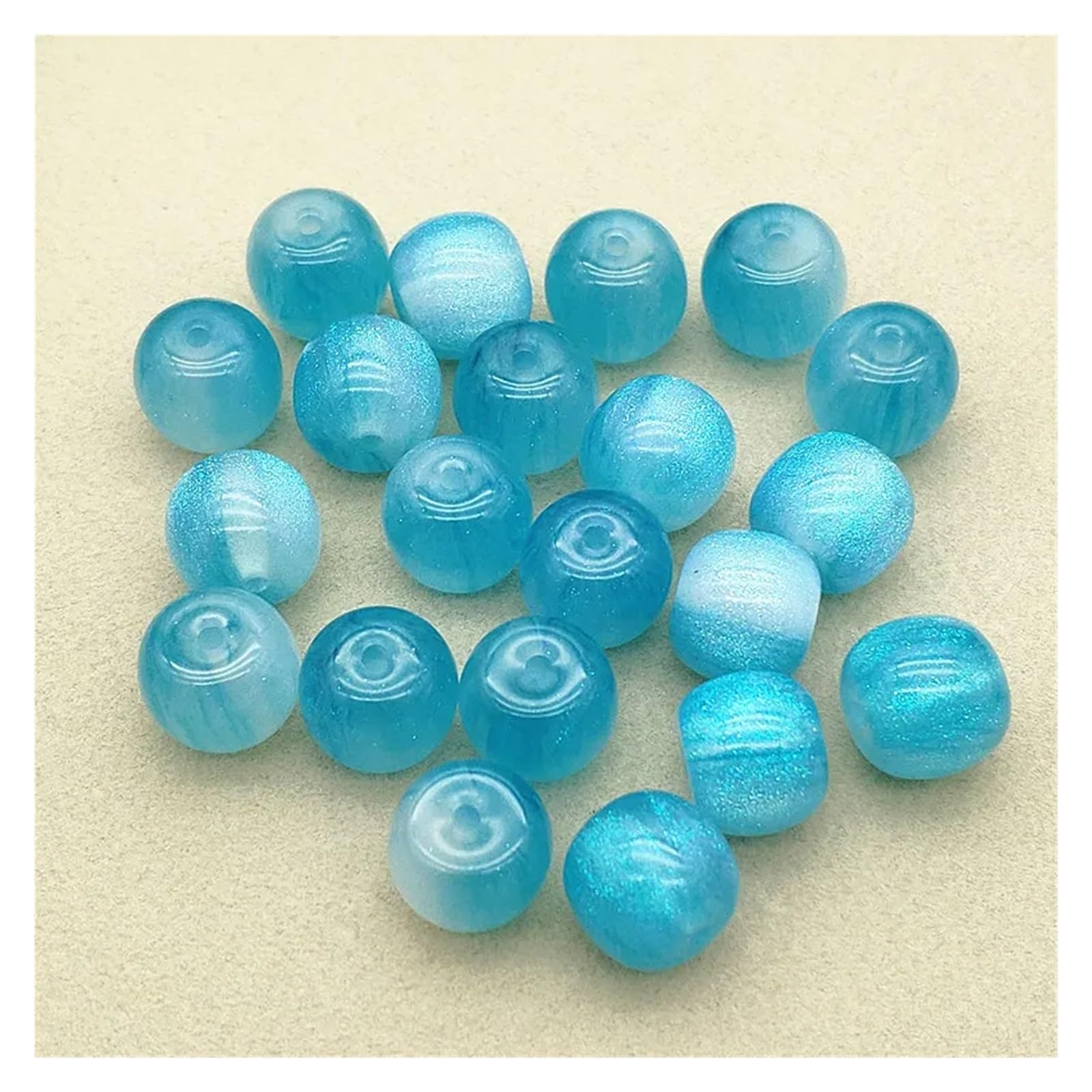500 cuentas cilíndricas de resina con efecto polvo de 12 x 11 mm for pendientes y collares hechos a mano. Accesorios y componentes de joyería.(Light pink)