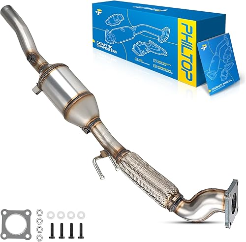 Vista 14 de PHILTOP Convertidor Catalítico de Salida Recta Compatible Directamente con Elantra 2.0L 2004-2012, Tiburon 2.0L 2007-2008, Spectra/Spectra5 2.0L