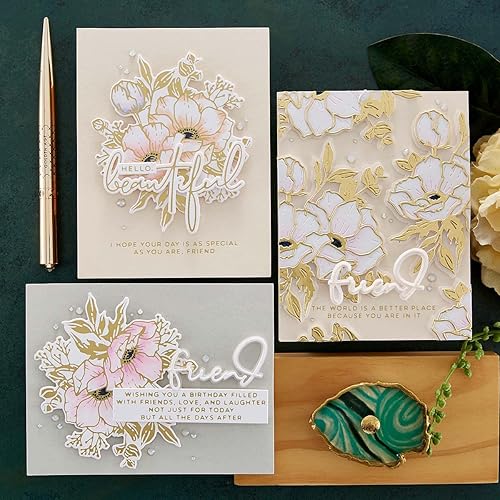 Miniatura 6 de Spellbinders Maravilloso guión de Yana Smakula grabado troquelado, metal