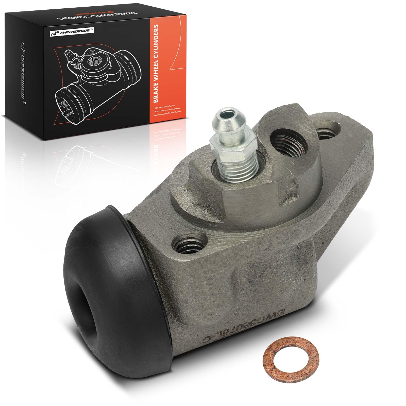 A-Premium Front Driver Drum Brake Wheel Cylinder Compatible with Select Ford Models - F-250 F250 1961 1962 1963 1964, RWD