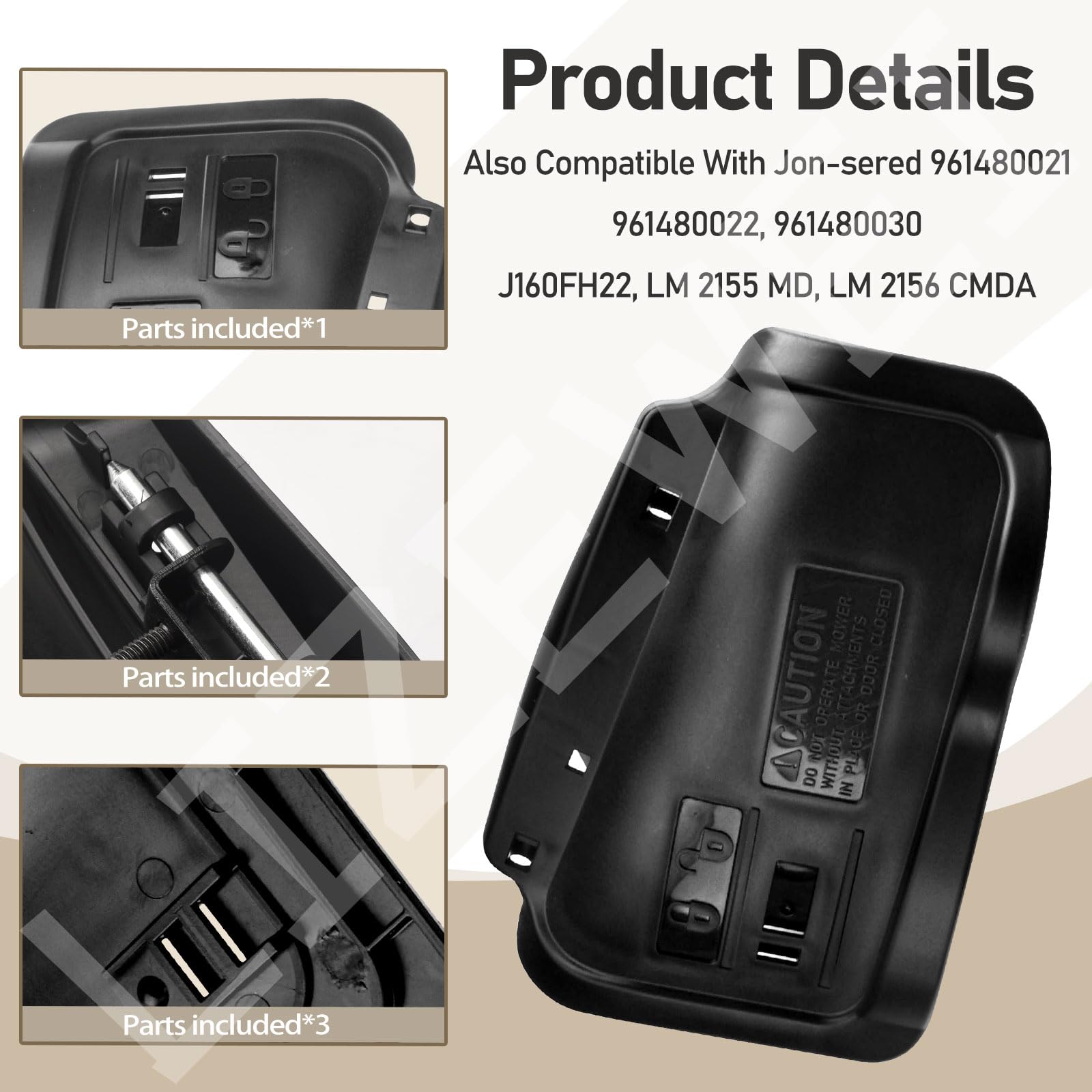 Kit de puerta deflector 532426129 y 532420019 para cortacésped Husqvarna & Craftsman de 22 pulgadas 419942X428 419942X418 583405601 420019