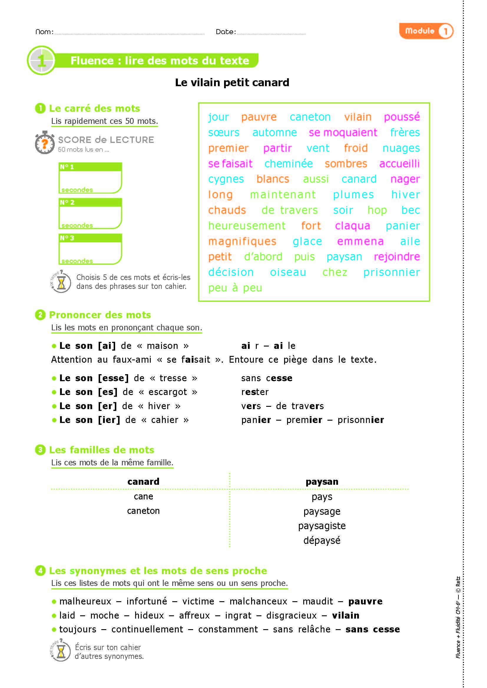 Fluence + fluidité CM - 6e (+ ressources numériques)