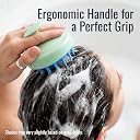Kyro Scalp Massager for Hair Growth | Silicone Head Massager, Hair Scalp Massager Shampoo Brush | Dandruff Removal, Deep Scalp Massage | Head Massager for Men & Women (Pack of 2 Green/Blue) gallery image