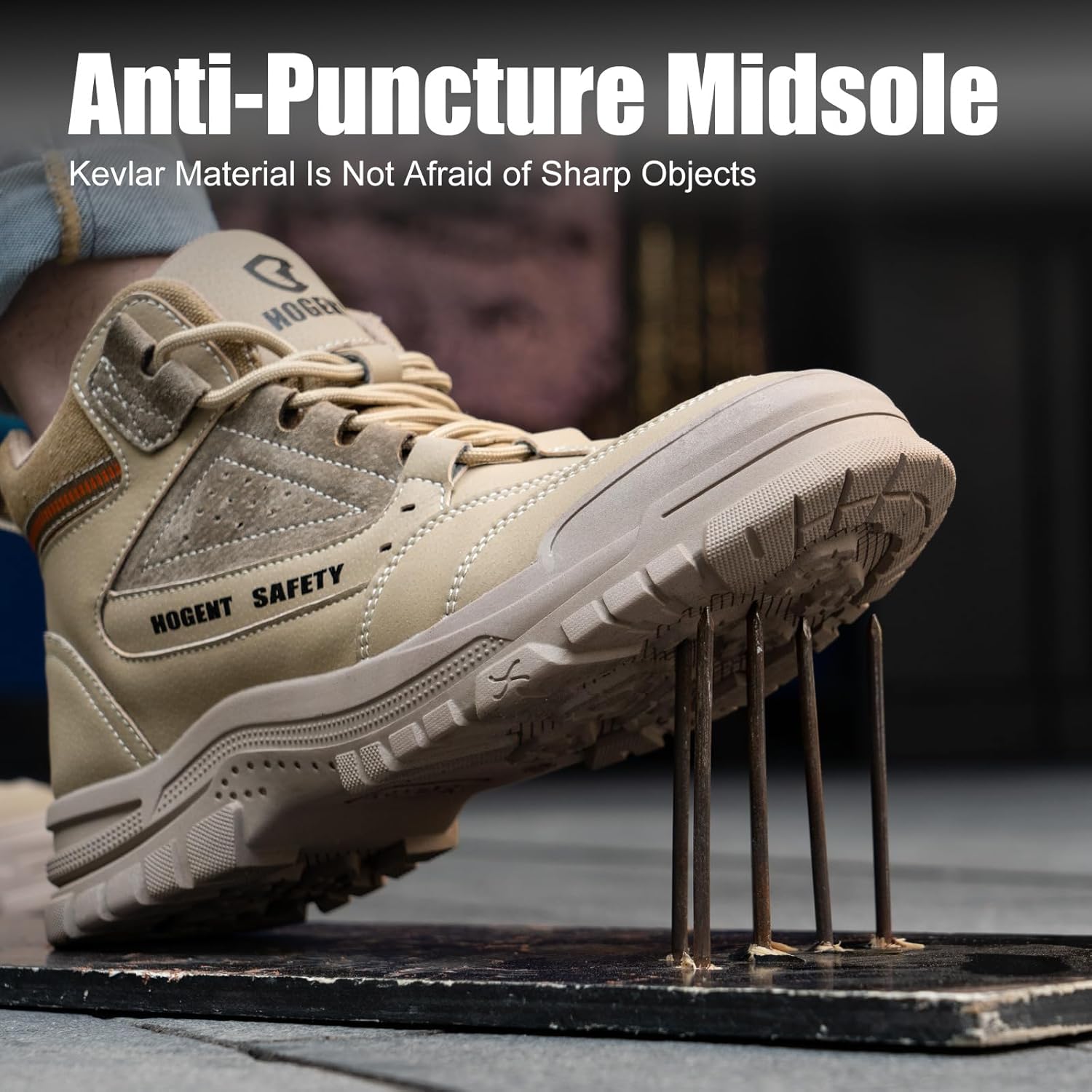 Steel Toe Boots for Men Women Comfortable Lightweight Work Boots for Men Industrial Construction Boot Non Slip Work Shoes - Image 3