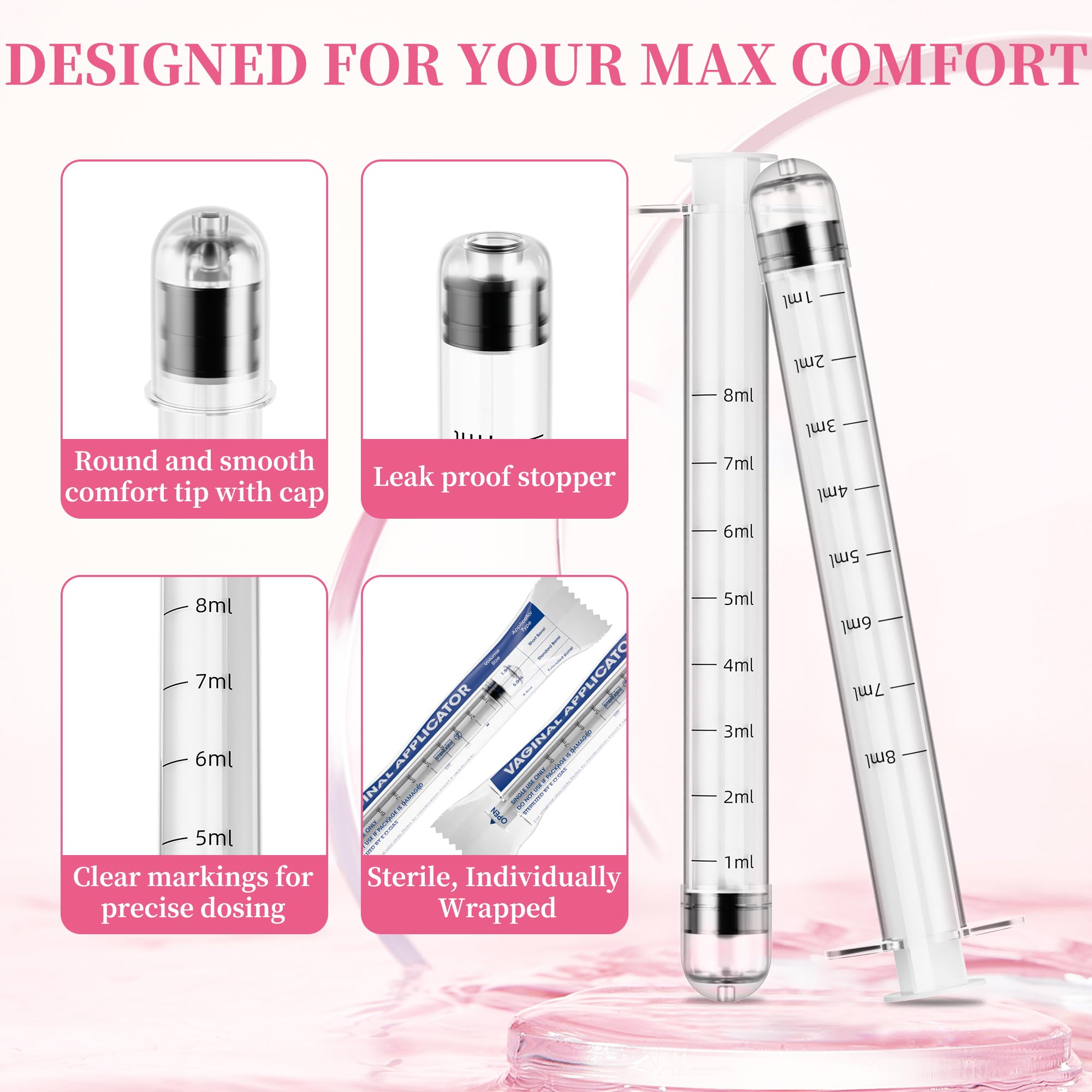 Amazon.com: Disposable Vaginal Cream Applicators – 8ml Lube