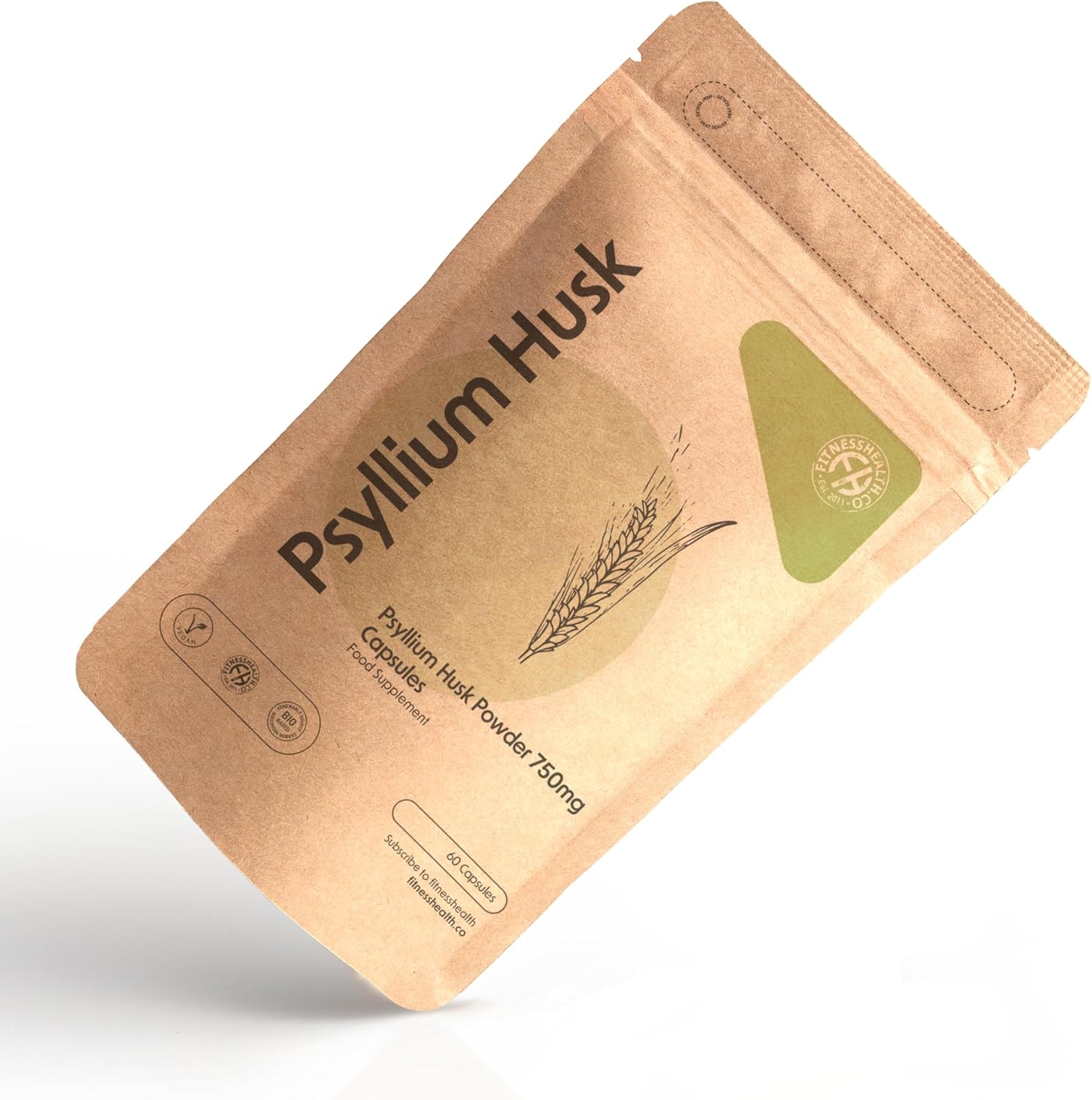 Fitness Health Psyllium Husks Powder Capsules 500MG Fibre