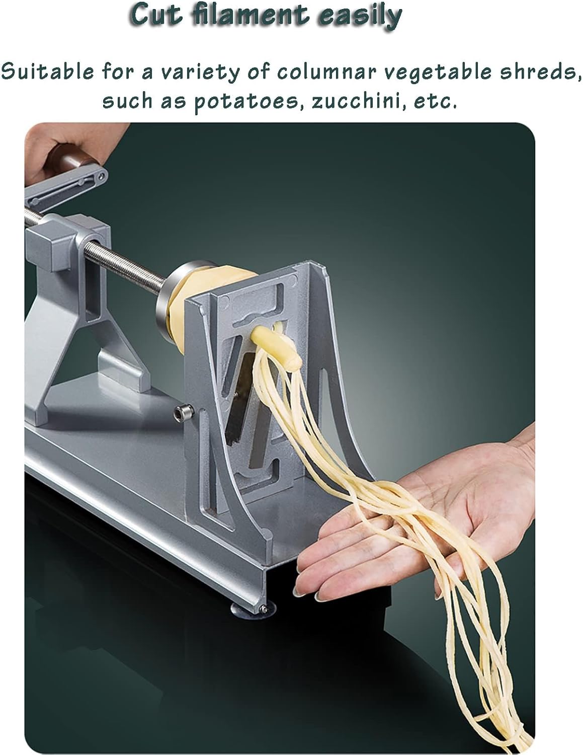 Potato Slicer, Thousand Shredded Potato Machine with 3 Kinds of Blades, Making Thin Shreds Like Noodles, for Cutting Potato Shreds, Radish Shreds