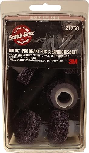 3M - Kit de buje de freno Scotch-Brite Roloc Pro Cs (21758)