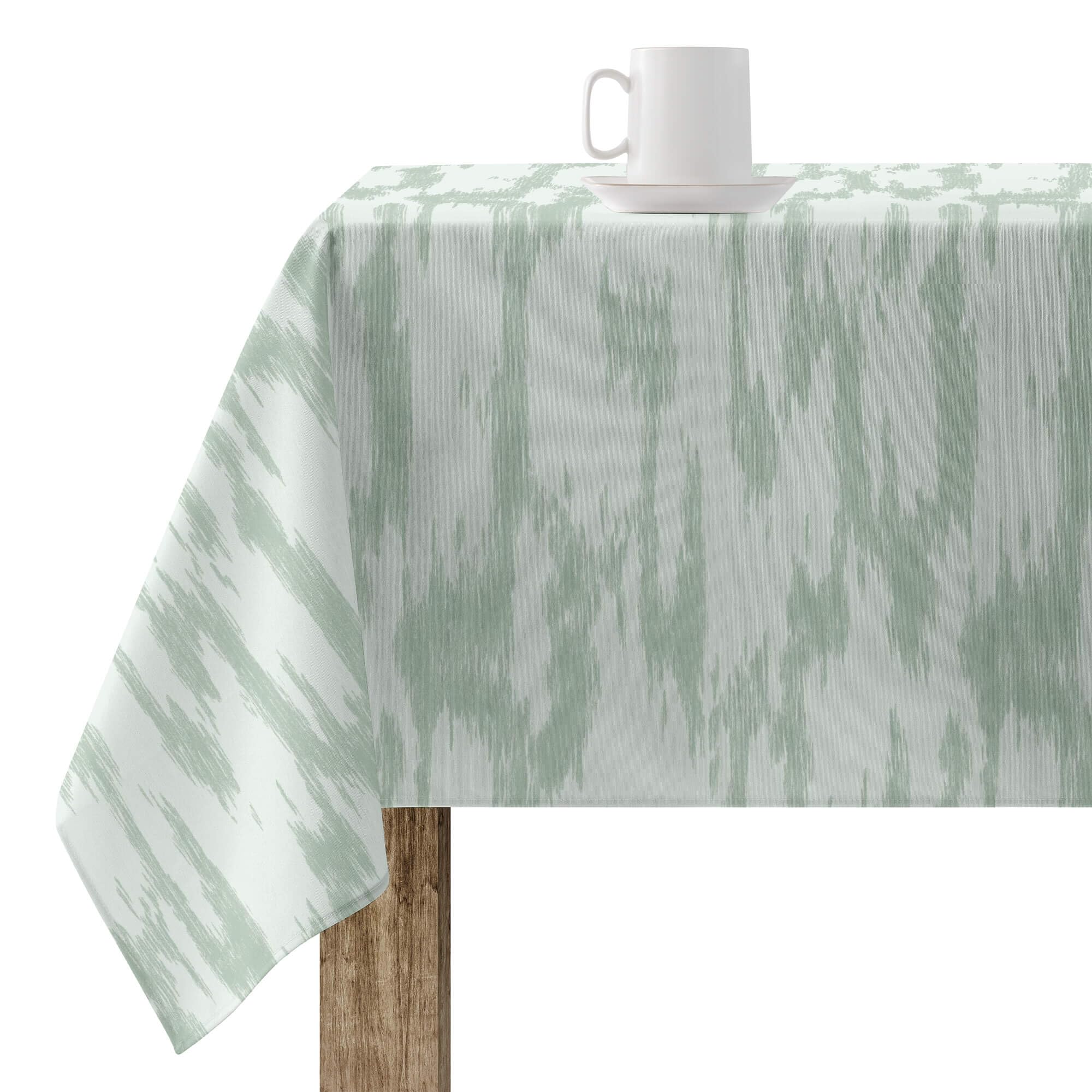 BELUM - Nappe 300 x 140 cm Anti-Taches 100% Coton résiné Modèle 0120-232 - Nappe Non cirée au Toucher Coton, Nappe imperméable, Nappe Anti-Taches, répulsif Liquide