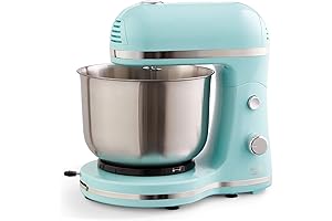 Delish by DASH 3.5-Quart Compact Stand Mixer: Home Baking Elevated
