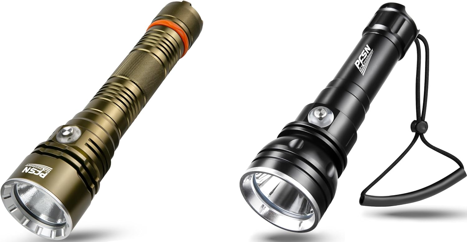 DF30PRO 3000 Lumen Dive Light & DF60G 6000 Lumen Diving Flashlight Rechargeable