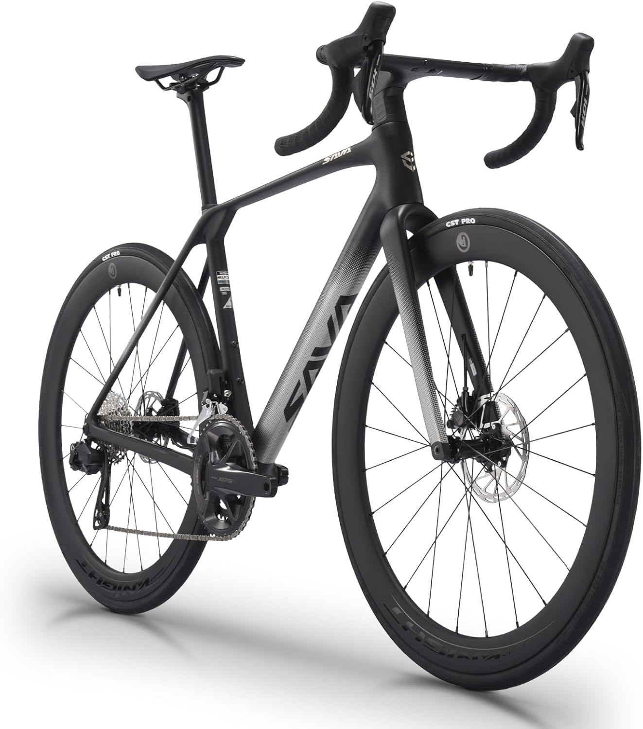 SAVADECK 2026 Bicicleta de ruta carbono 24 velocidades miniatura 1