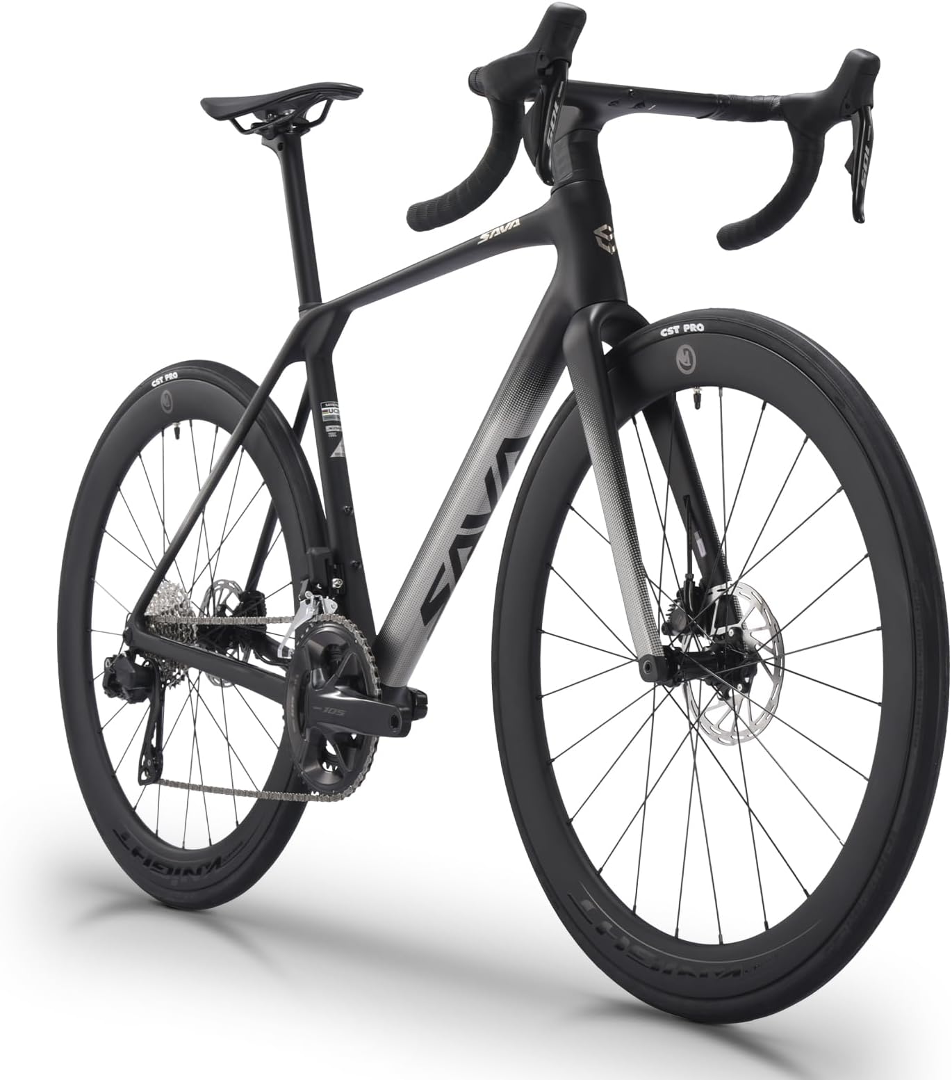 SAVADECK 2026 Full Carbon Road Bike – Shimano 105 Di2 7170 24-Speed, Carbon Frame & Wheelset, Disc Brake Race Bike