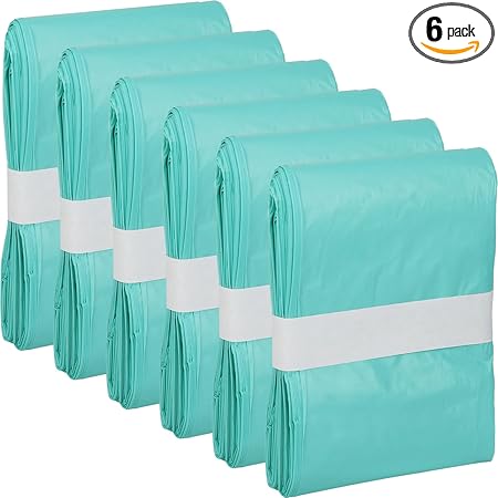 6 Pack Adult Diaper Liner Refills Compatible with Janibell Akord 280 Slim Model Adult Diaper System, Green, Lightly Scented