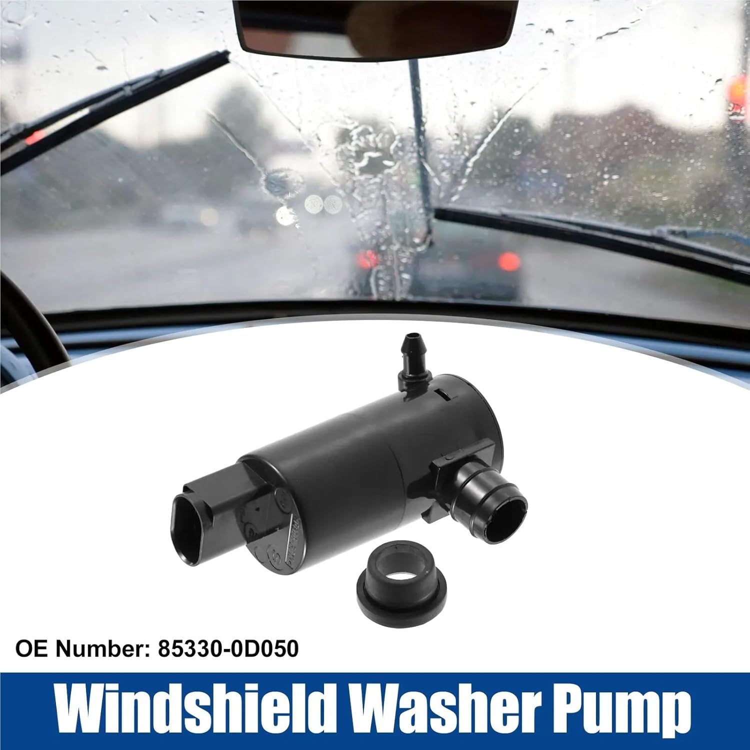 ウォッシャーポンプ トヨタ ヤリス 2006-2011 に適合、スズキ スプラッシュ 2008 フロントリア ウインドシールド ウォ
