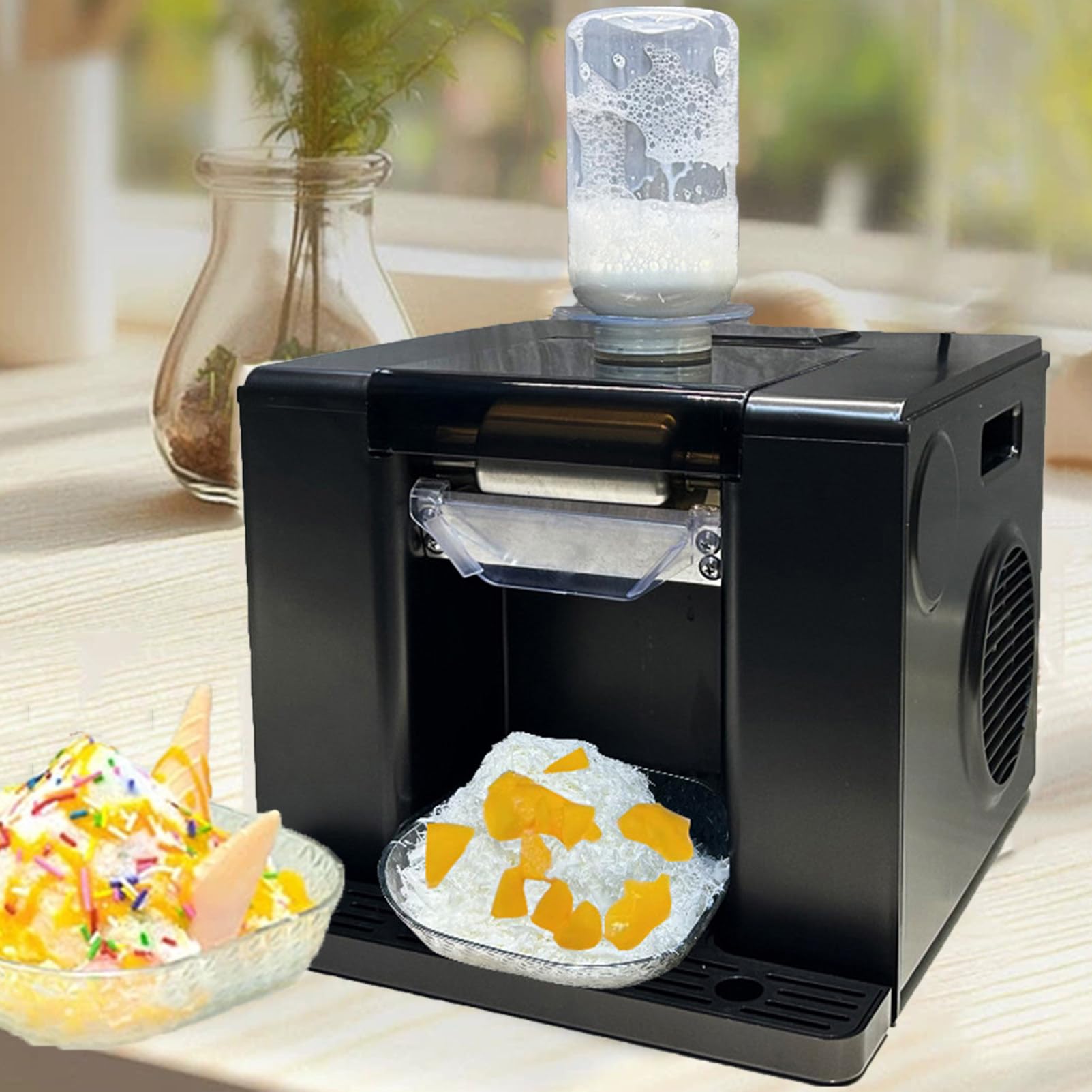 Machine à glace flocon de neige coréenne 60kg/24h verte