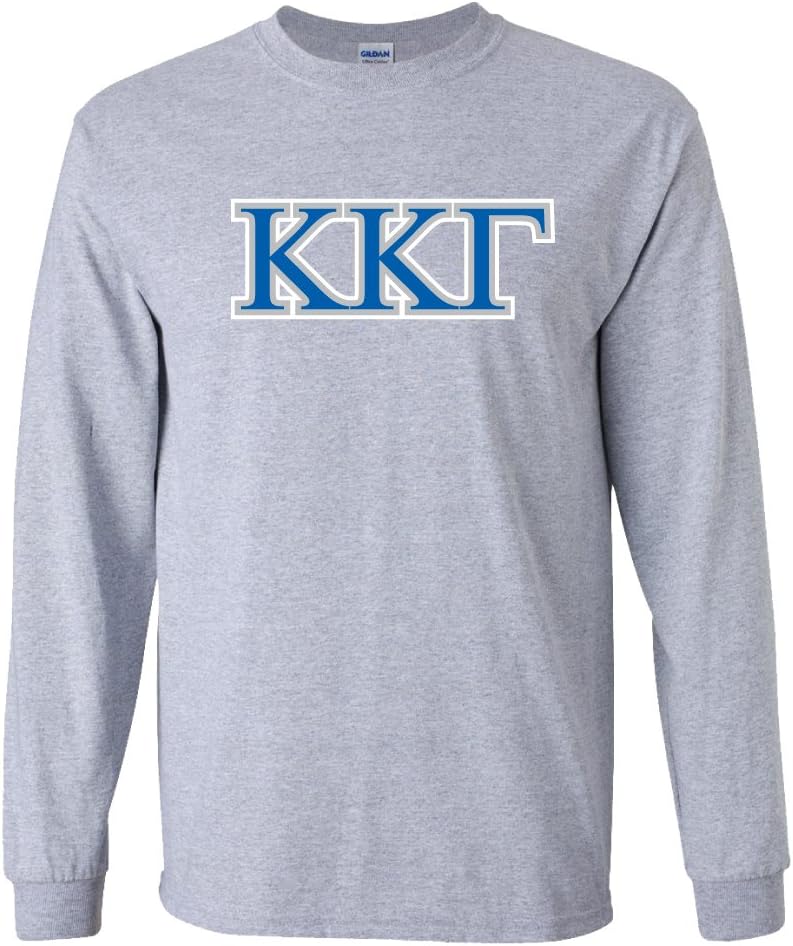 VictoryStore Apparel - Kappa Kappa Gamma, Greek Letter Long Sleeve T-Shirt