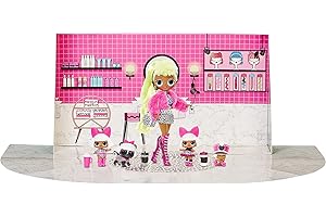 OMG Diva Family with 45 Surprises Including lol movie making studio playset...