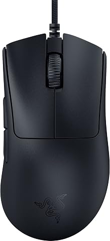 Razer DeathAdder V3 - Ergonomik Esports Fare (59 g Hafif Tasarım, Ergonomik Şekil, 30K Optik Sensör, Optik Fare Anahtarı Gen-3, 8000Hz HyperPolling Teknolojisi, Speedflex Kablo) Siyah