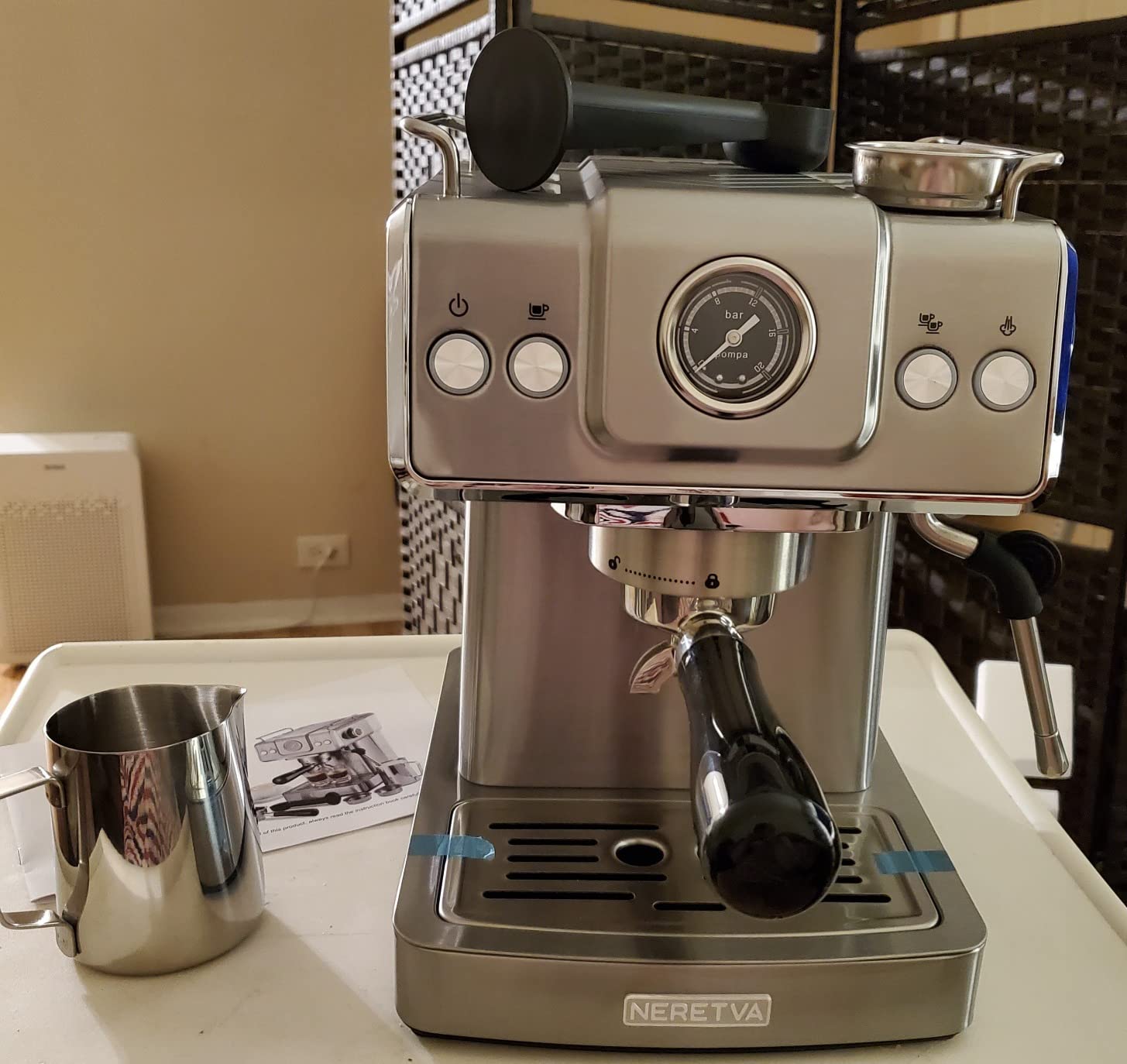33/mo Finance Neretva 20 Bar Espresso Machine, Expresso Coffee