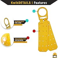 Vista 2 de KwikSafety - Charlotte, NC - GATOR [COMBO] Anclaje de techo reutilizable temporal + conjunto de cuerda de línea de vida vertical de 50 pies, probado