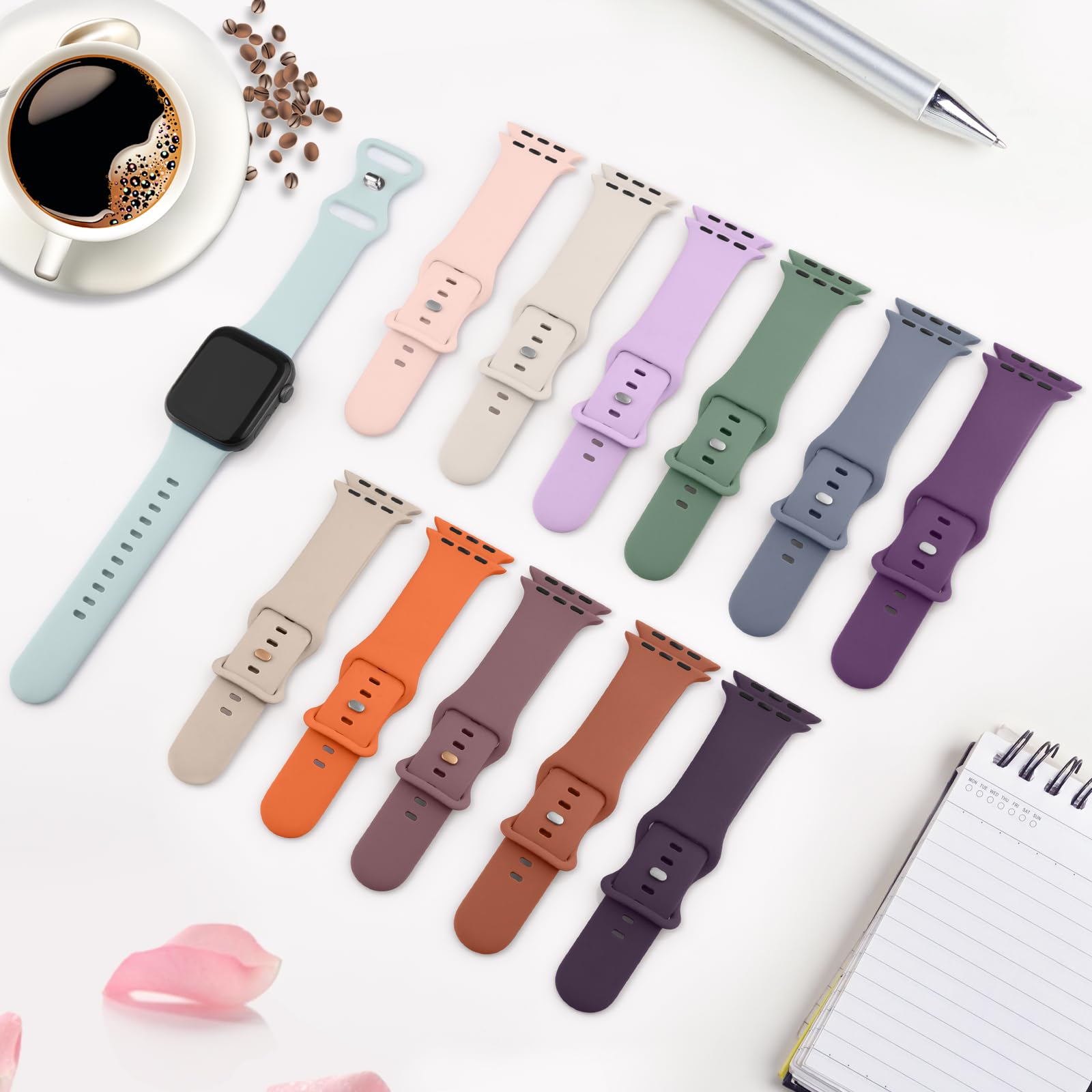 Tobfit 3-Pack Strap Compatible with Apple Watch Series 10/9/8/7/6/5/4/3/2/1/SE 1 2 – 38mm/40mm/41mm/42mm/44mm/45mm/49mm Replacement Band for Men & Women (Smartwatch Not Included) — Amazon image 9