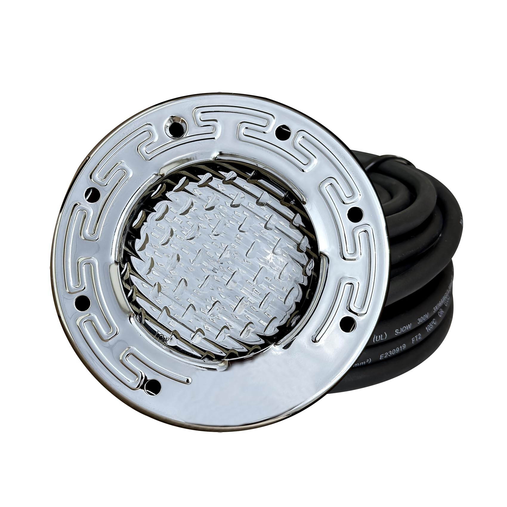 6 Inch Led Pool Lights for Inground Pool, Underwater Swimming Pool Lights Suitable for Most 6 Inch Wet Niche, White, 50ft Ac120v Spa Light for Swimming Pool and Spa, Ip68 Waterproof