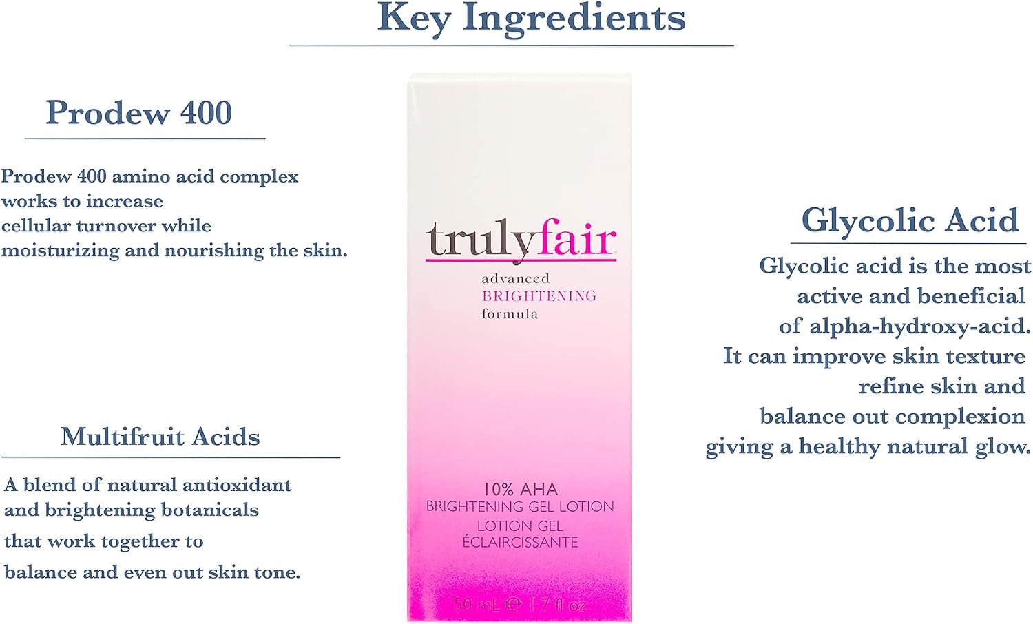 Truly Fair Face Gel Lotion, Boost Brightening Facial Moisturizer for Women, Tone Correction - Image 5