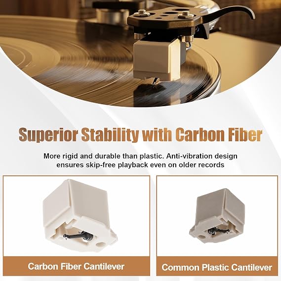 2-Pack ATN3600L Stylus Compatible with Audio-Technica AT-LP60X, Premium Diamond Tip Turntable Needle Compatible with AT3600L, AT-LP60, AT-LP60XBT, AT-LP2D, AT-PL300, Includes 2 Cleaning Brushes