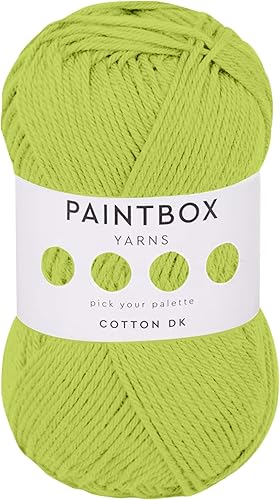 Miniatura 32 de Paintbox Yarns Hilo DK 100% Algodón 1.76oz (50g), 137 Yardas (125m) - Vino Tinto para Crochet, Tejer - Hilo Suave y Ligero de Doble Punto para Ropa