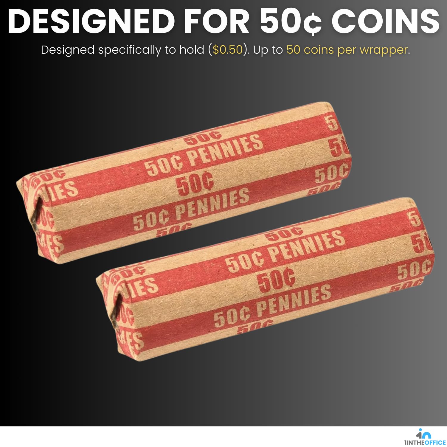 1000 Flat Coin Wrappers, Pennies Coin Holder, Convenient Penny Storage Coin Wrapper