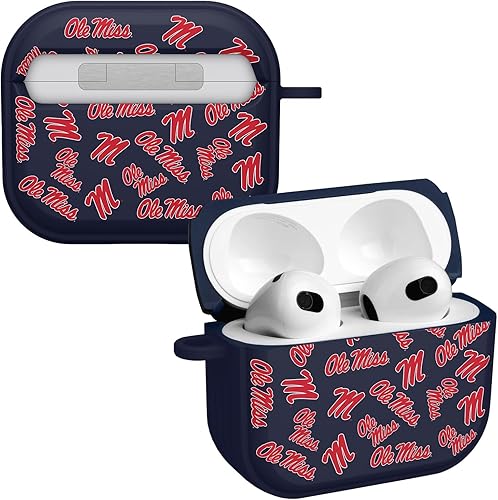 Miniatura 10 de AFFINITY BANDS Mississippi Ole Miss Rebels Camo HDX - Funda compatible con Apple AirPods Generación 3