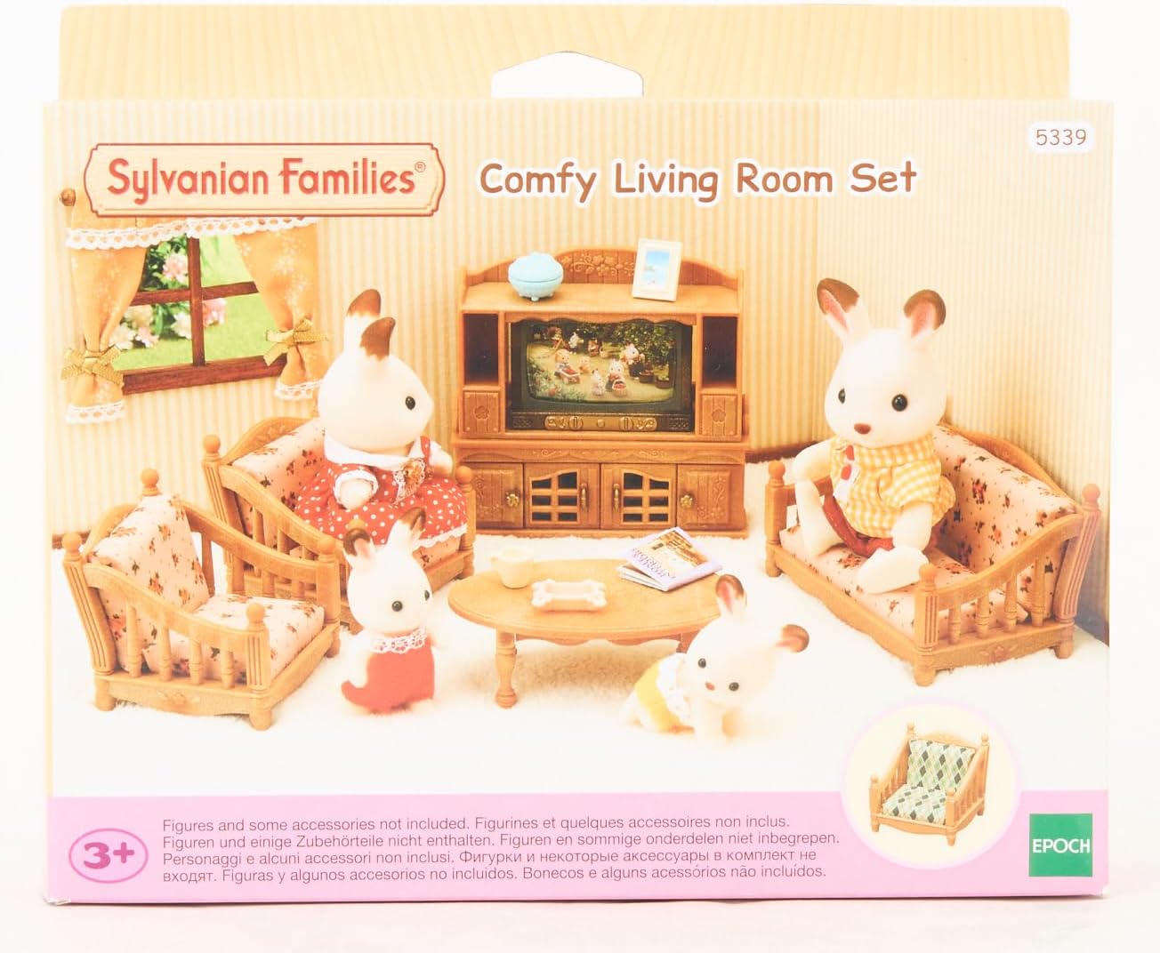 Conjunto Sala De Estar Confortável Sylvanian Families Multicor