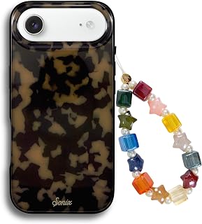 Sonix Case + Phone Wristlet with Charms (Stars and Pearls) for iPhone 17 Air | Brown Tort