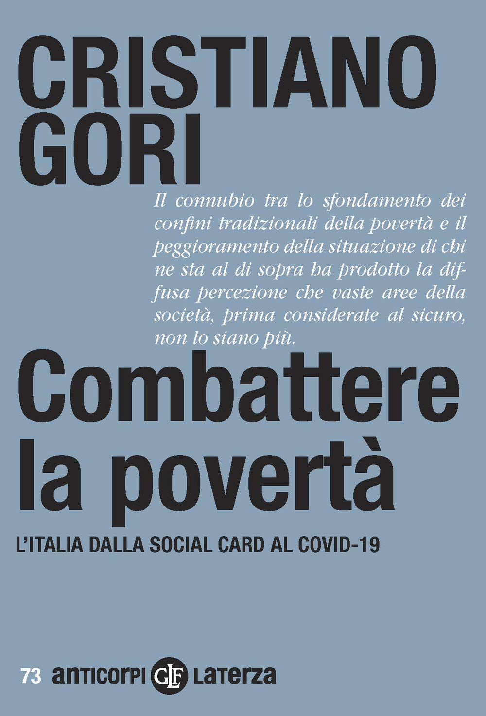 Combattere La Povertà. L’Italia Dalla Social Card Al Covid-19 - 4