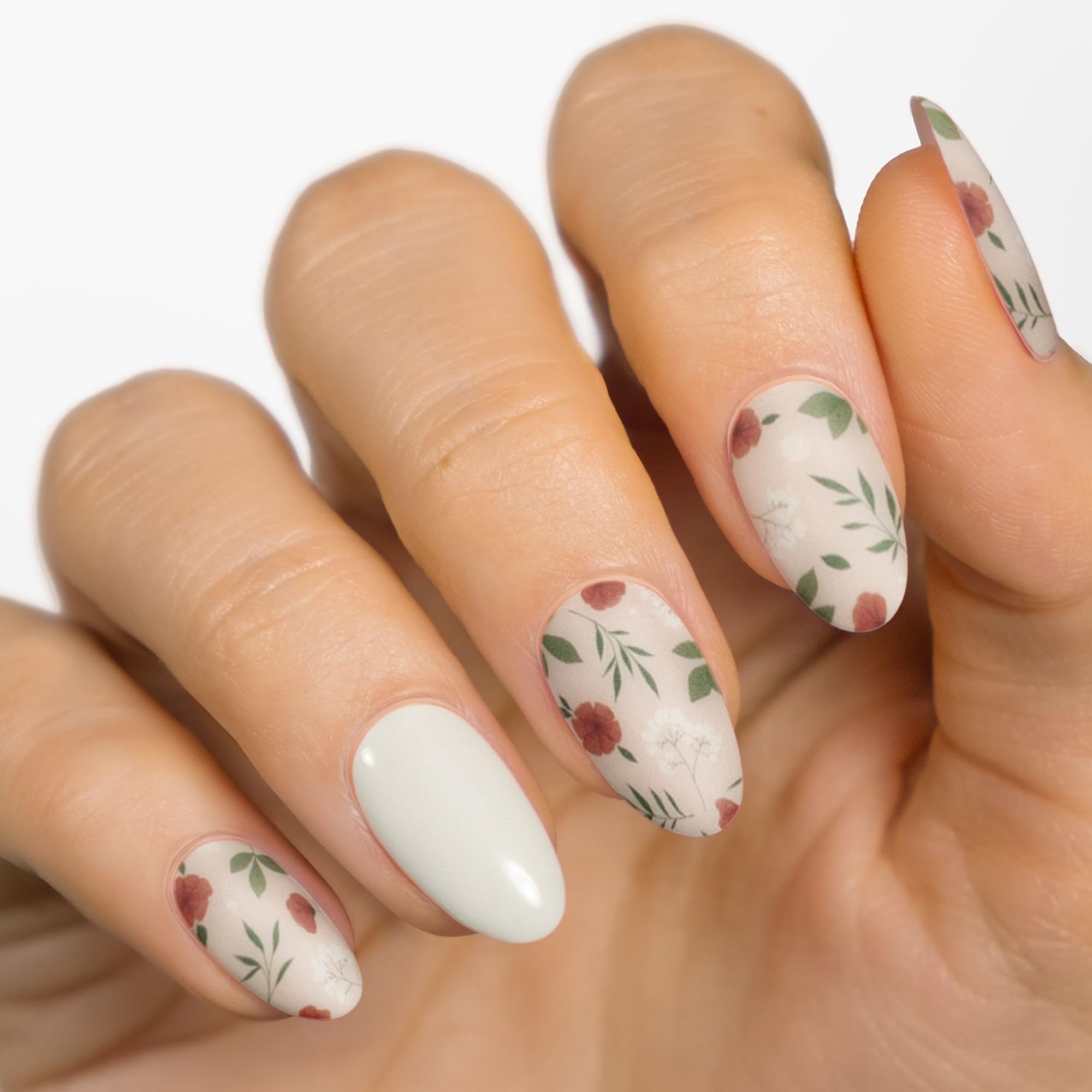 MOYOU LONDON Semi Cured Gel Nail Strips, 20 Pcs. Waterproof Gel Nail Wraps, Cures in Sunlight or UV/LED Lamp - Image 2