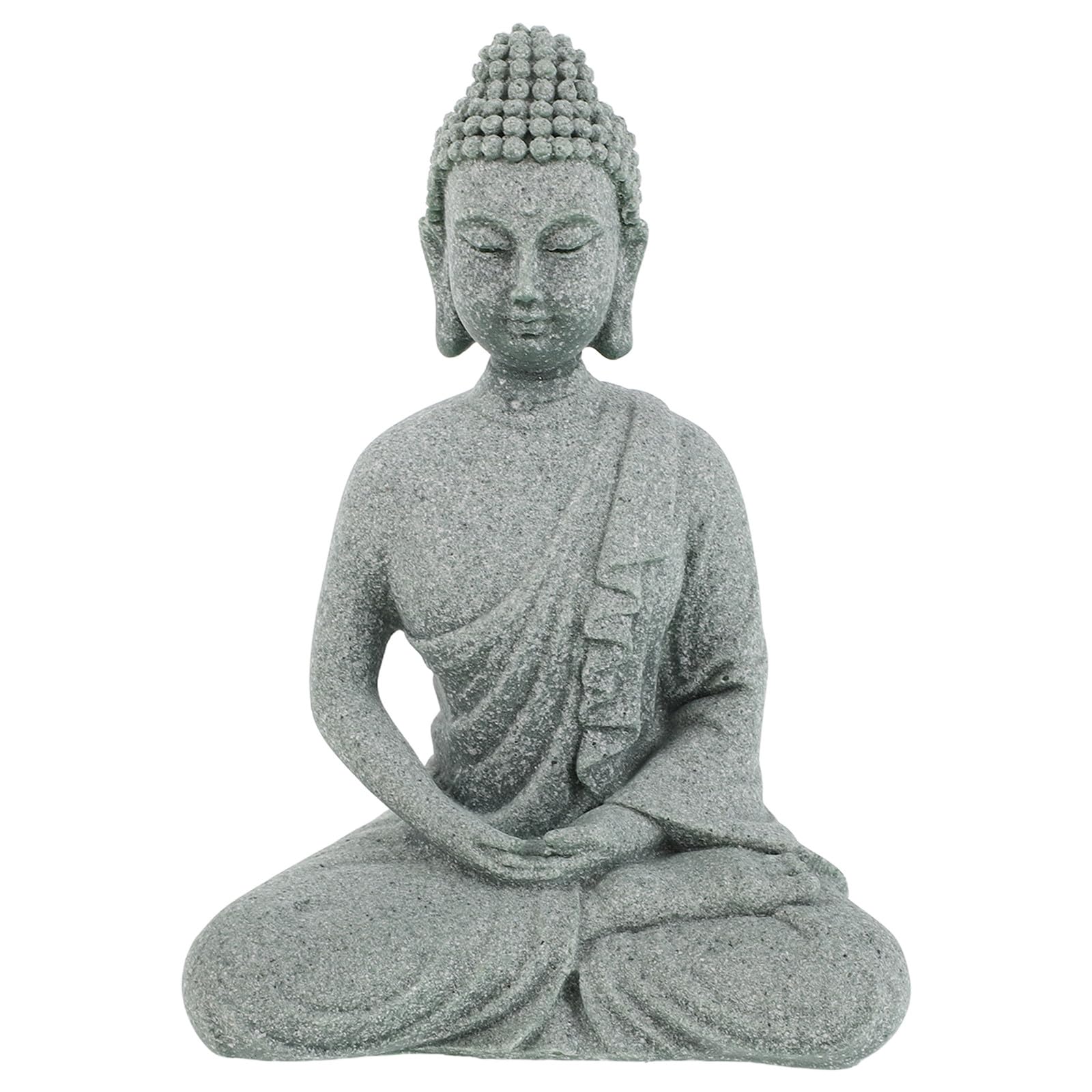 Bouddha en grès, cadeau idéal : statue chinoise de collection pour proche et collègue