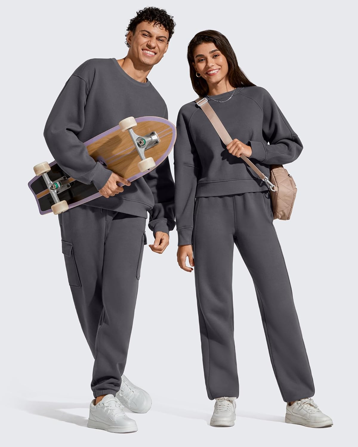 G4Free Flurrylux Men's Fleece Lined Sweatshirts Crewneck Pullover Long Sleeve Cotton Warm Fall Casual Relxed Fit Tops - Image 5