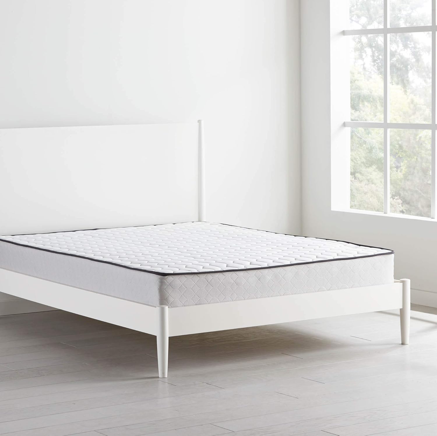 Brighton Firm 8-Inch Hybrid Mattress— Durable Tempered Coils—CertiPur-US Certified Foams—5 Year Warranty, Twin