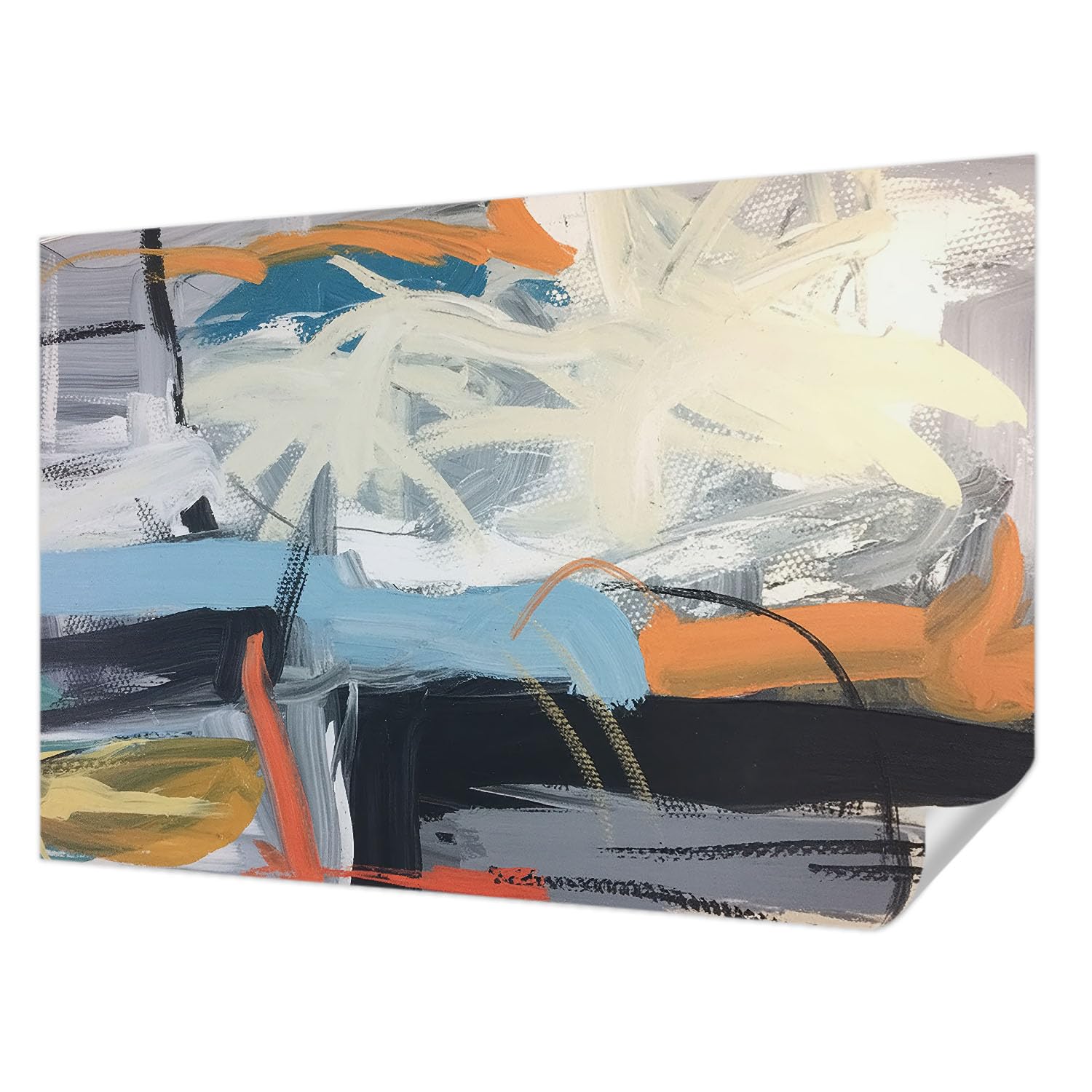 Papier peint adhésif 104x70 cm décoration murale moderne salon et chambre Tulup