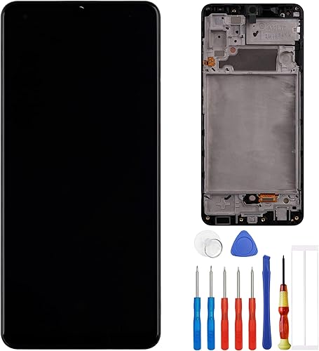 Super Amoled - Pantalla compatible con Samsung Galaxy A32 4G SM-A325F, SM-A325M 6.4 pulgadas, pantalla LCD táctil con herramientas (no apto para A32