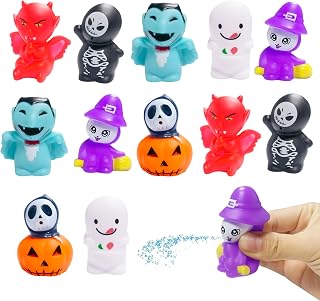 12 Pcs Halloween Rubber Ducks Squirting Toys Jeep Bath Toys for Baby Shower,Halloween Party Favors,Trick or Treat Fillers,Halloween Decor (Halloween)