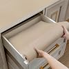 Shelf and Drawer Liner for Kitchen Cabinets Non-Adhesive, Strong Grip Non-Slip Thickened Cabinet Liners for Shelves, Waterproof Mats for Dresser Cupboard, Khaki, 23 in x 10 Feet