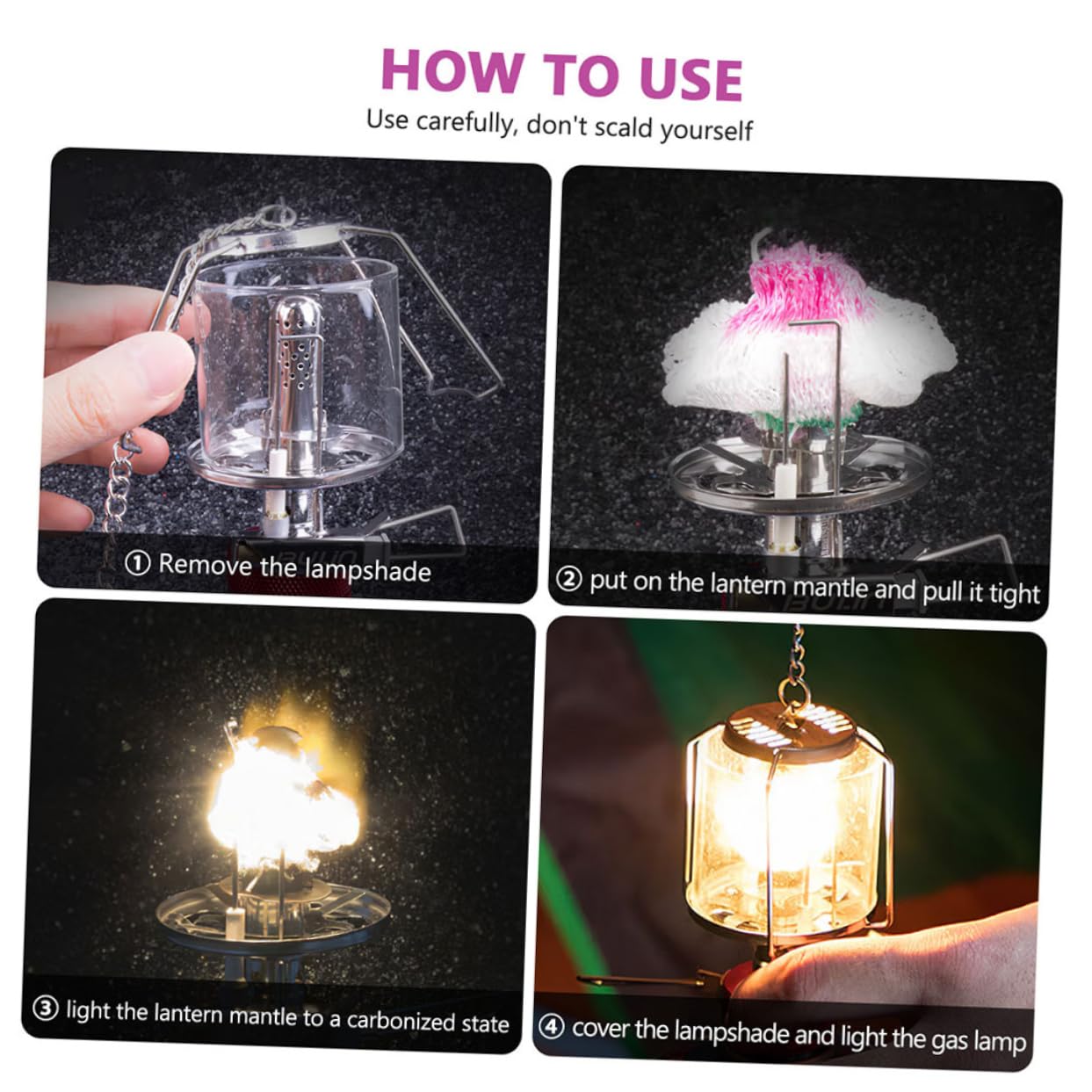 ランタン＆マントル3つ＆オイルファンネル ランタン＆マントル3つ＆オイルファンネル