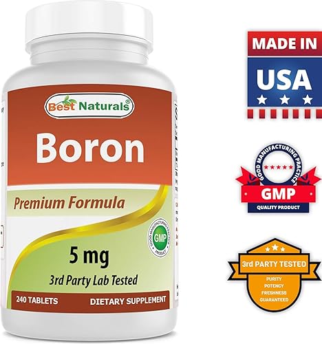 Miniatura 7 de Best Naturals Boron Supplements 5 mg 240 comprimidos (240 unidades (paquete de 2))