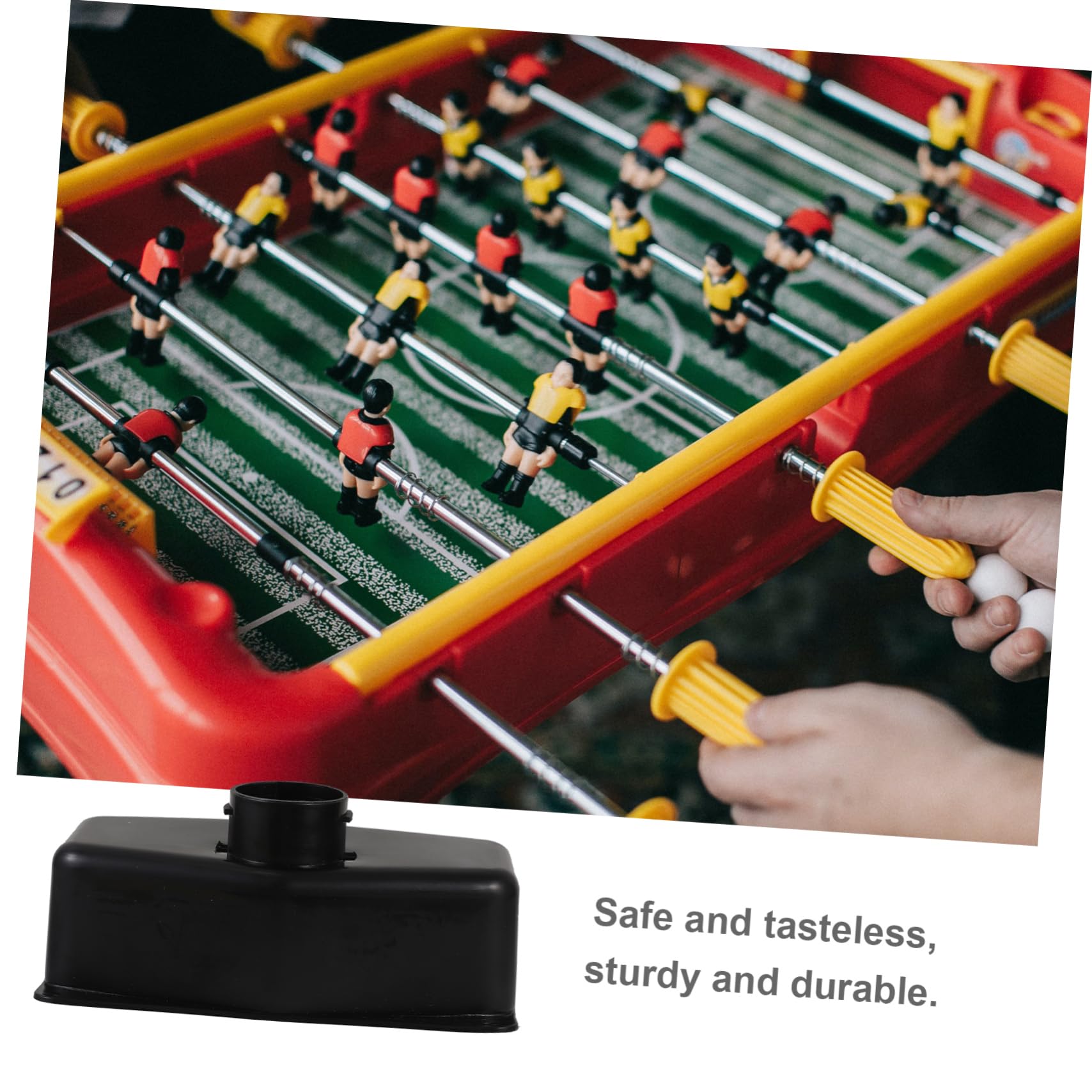 Toyvian Accesorios De Mesa De Reemplazo De Futbolín Accesorios De Futbolín Cajas De Bolas Debajo De La Mesa Accesorios para Futbolín Negro Plástico Ecológico