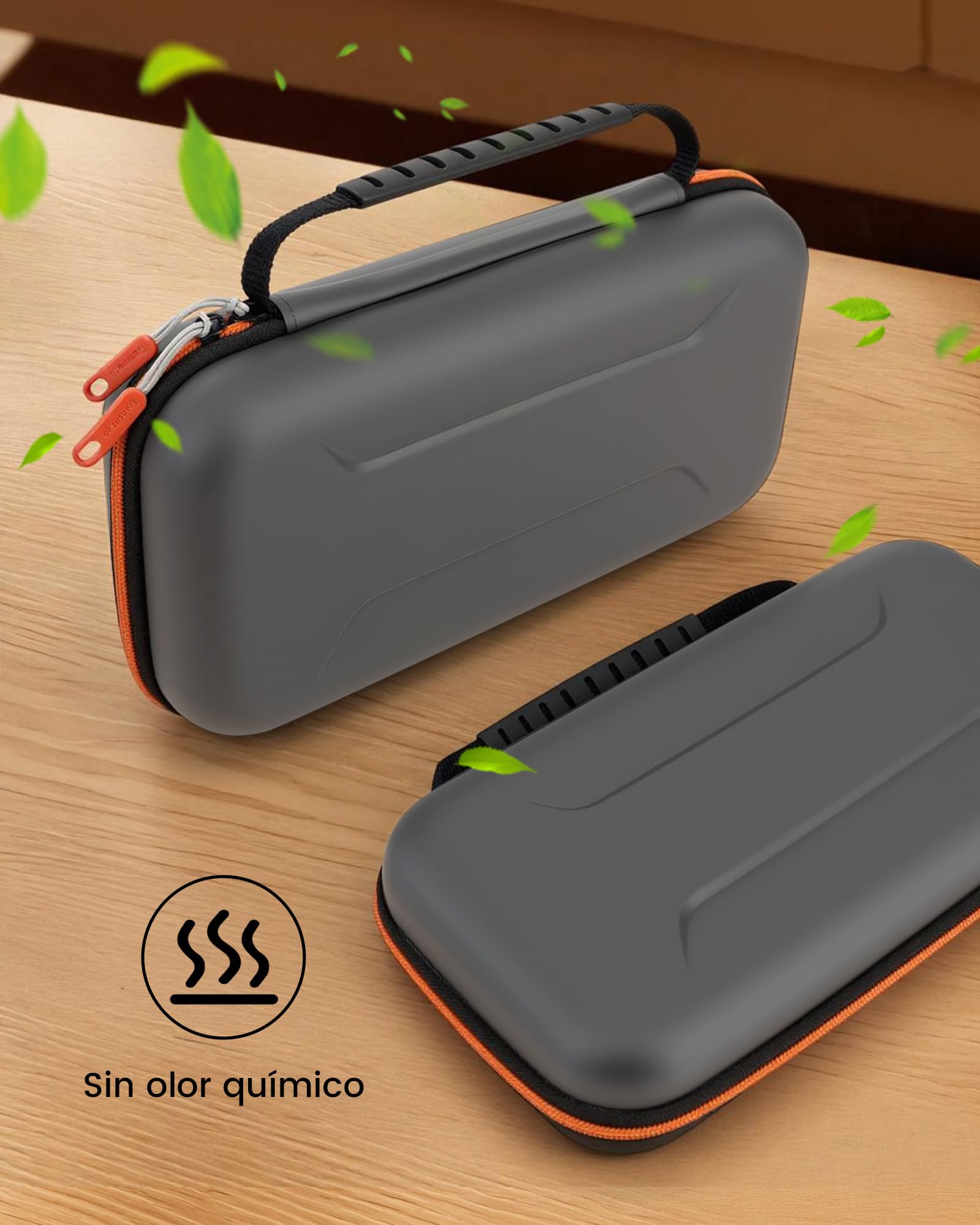 TRANSNOVO Funda para Nintendo Switch 2 (2025), Estuche de Transporte con 12 Cartuchos de Juego, Funda Protectora rígida de Viaje para Consola Nintendo Switch 2, Cargador y Accesorios, Gris