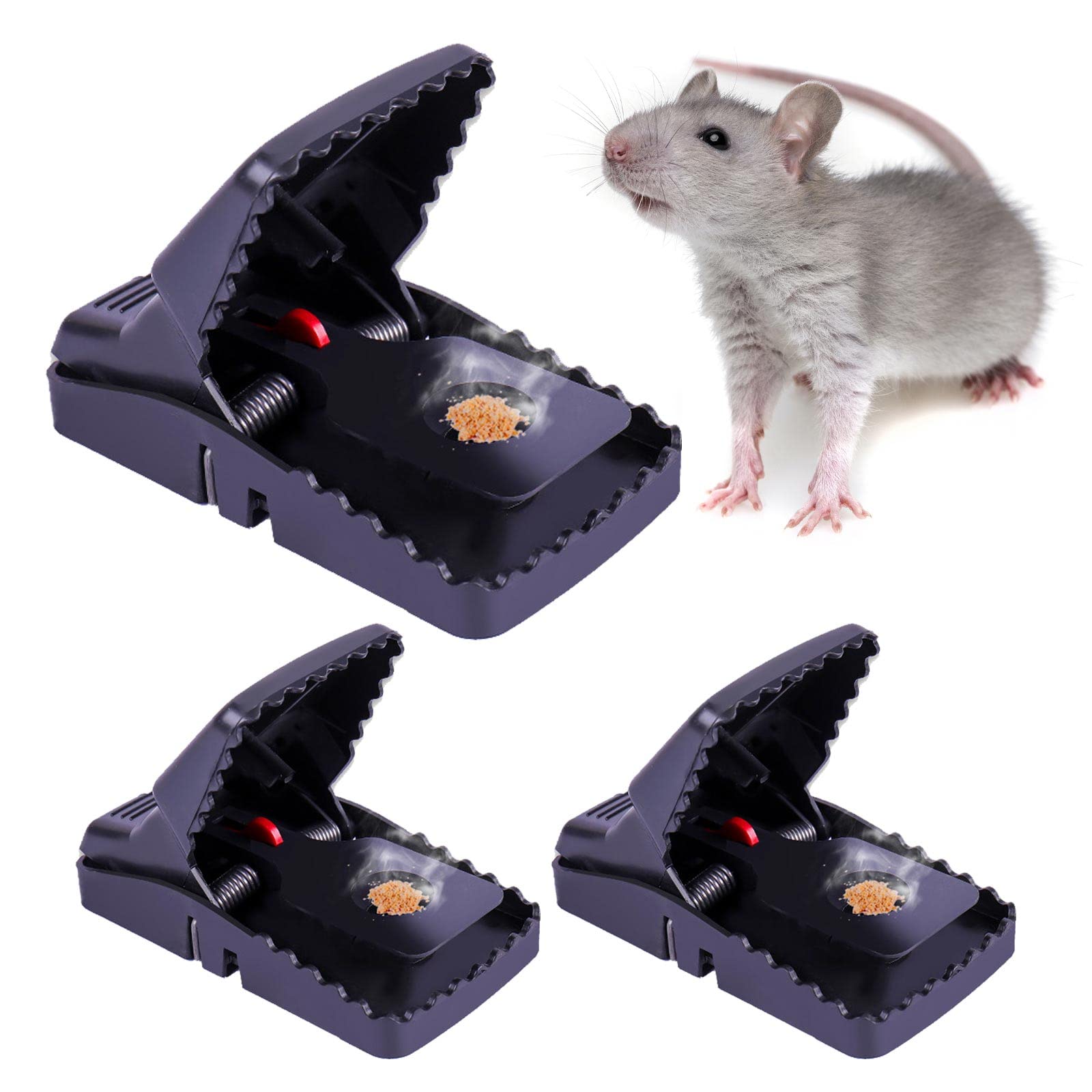 Amazon | シンプルチョコ ネズミ捕獲器 簡単 3個セット ねずみ獲り 害 