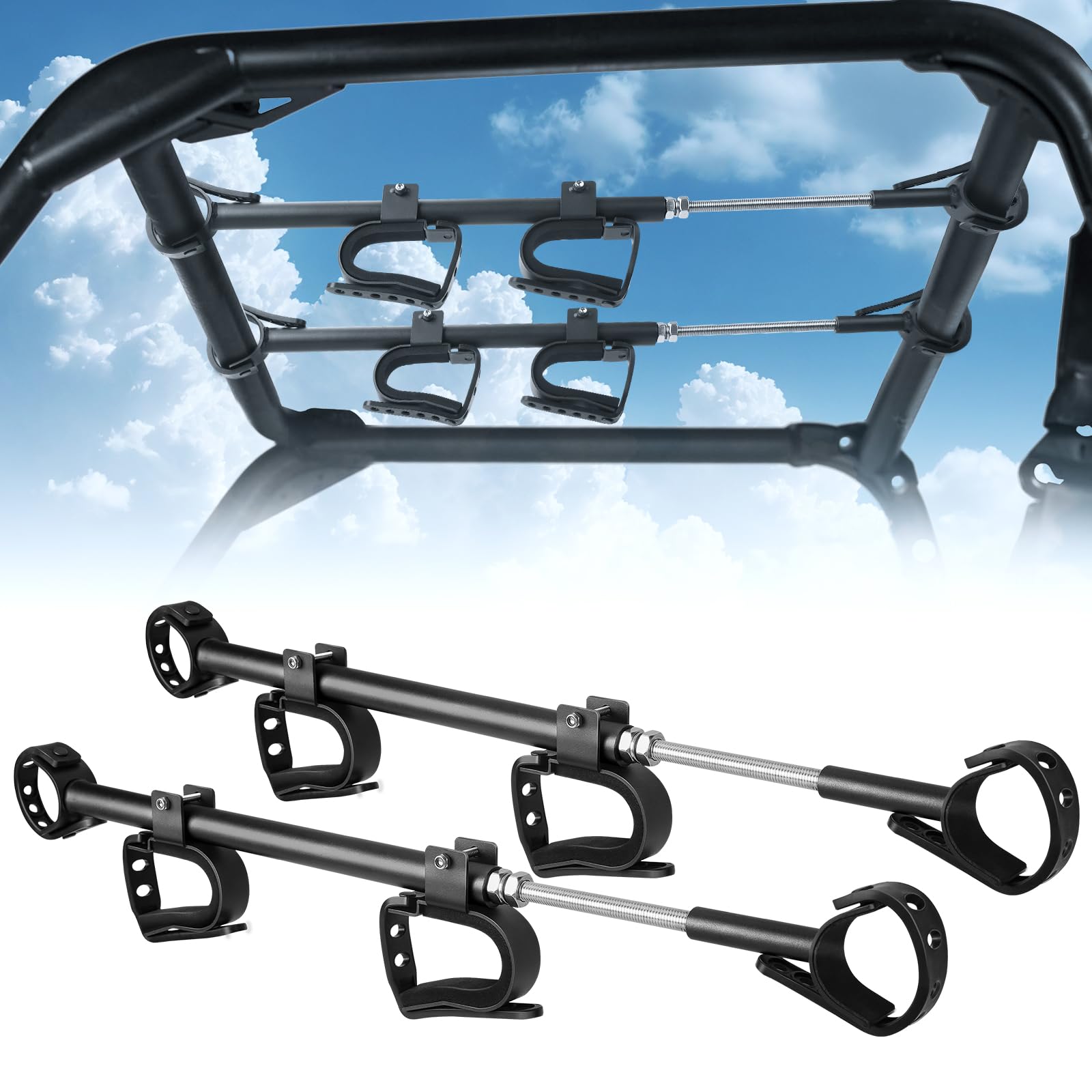 Drieaco UTV Overhead Gun Rack Fits 21-28