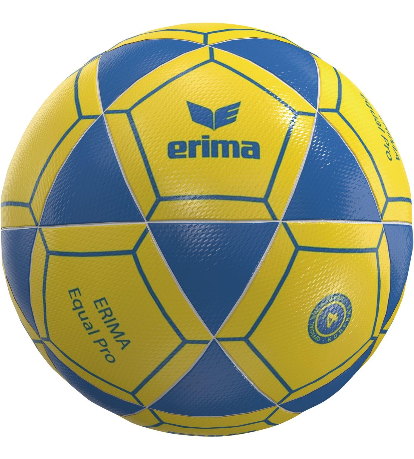 erima Equal Pro Balón de Korfball (7202605), Amarillo/Azul, 4